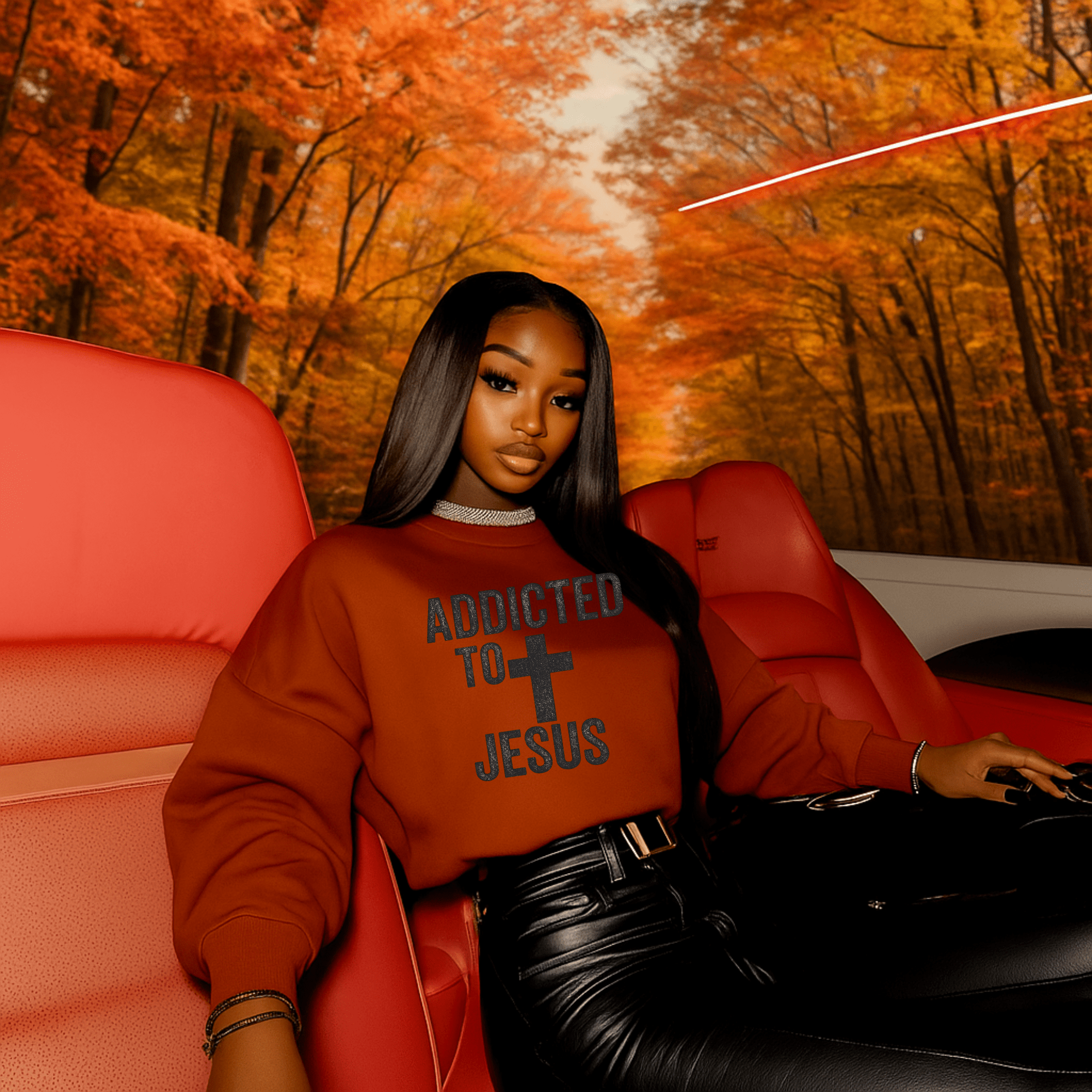 Addicted to Jesus Christian Sweatshirt - Apparel - My Prayer Closet