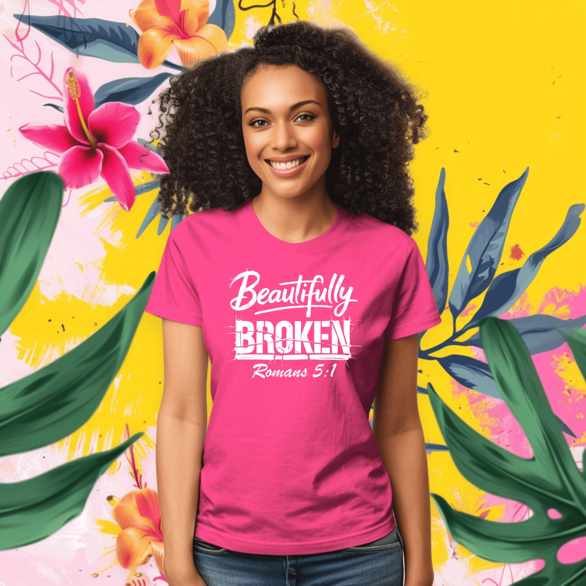 Beautifully Broken T-Shirt - My Prayer Closet
