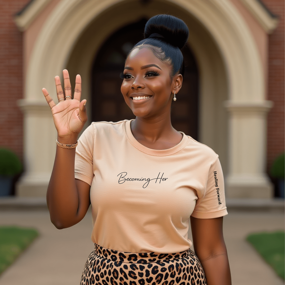 Becoming Her - Healing Forward T-Shirt - My Prayer Closet