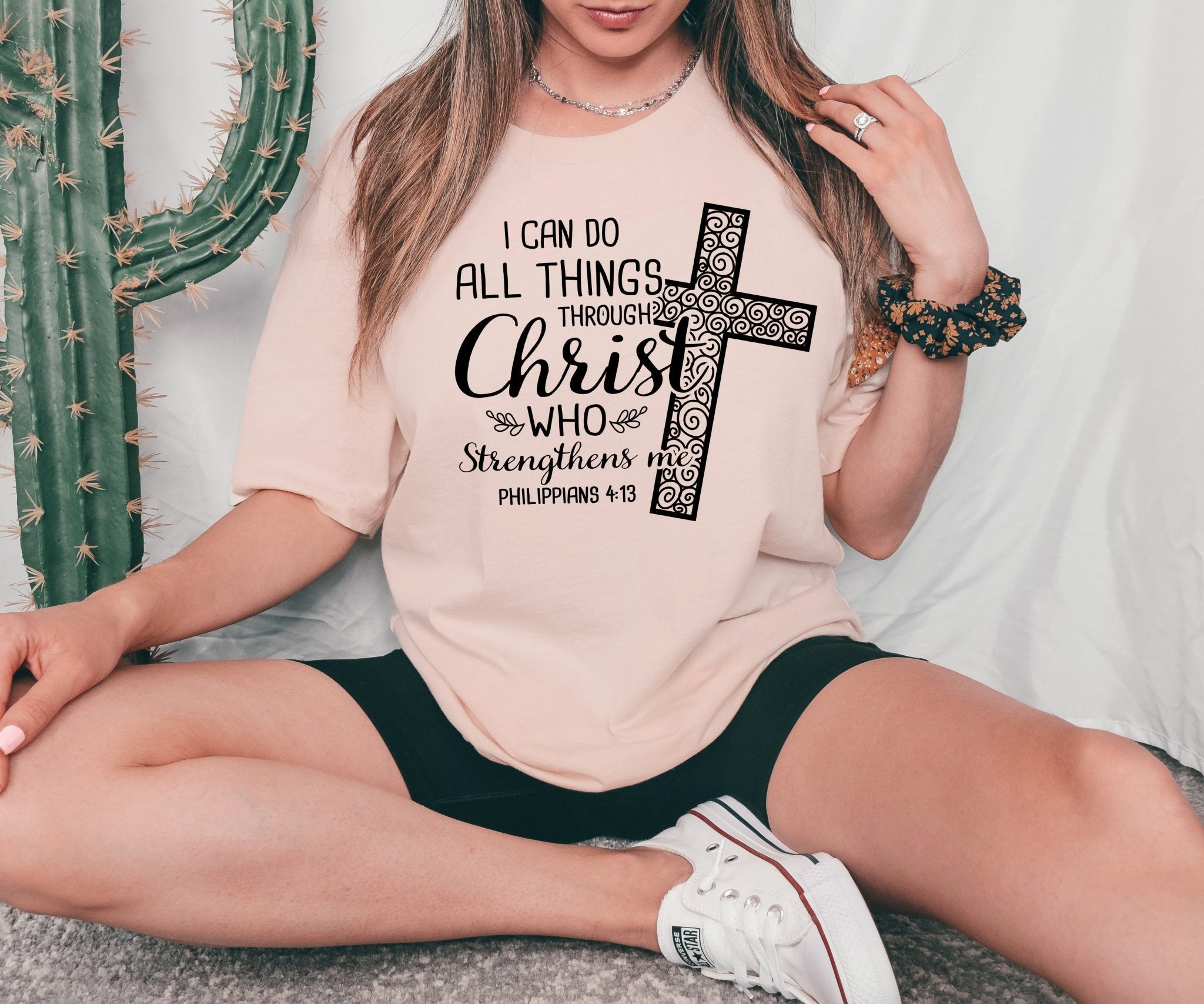 I Can Do All Things Through Christ Who Strengthens Me Shirt - My Prayer Closet