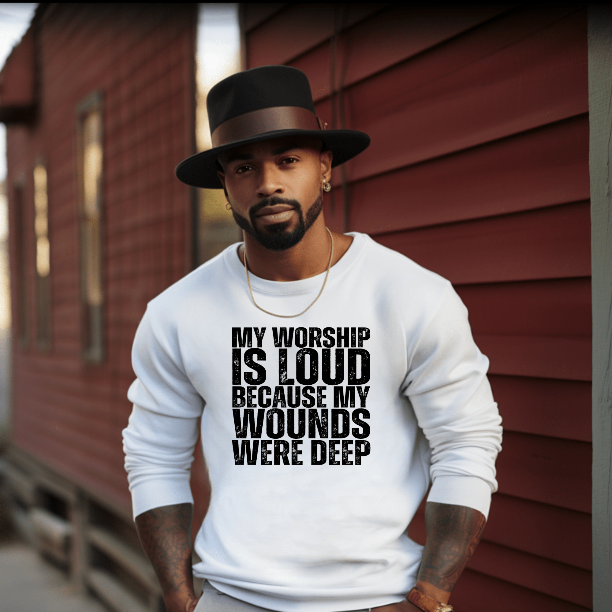 My Worship is Loud Because My Wounds Were Deep - Faith Apparel - My Prayer Closet